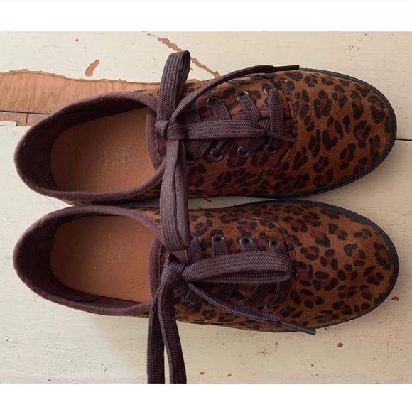 H2K : leopard print casual sneakers - Picture 4 of 8